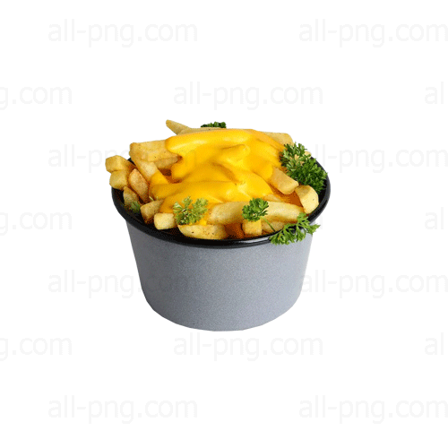 Preview of a cheesy scalloped potato cup with melted cheddar and fresh vegetables.